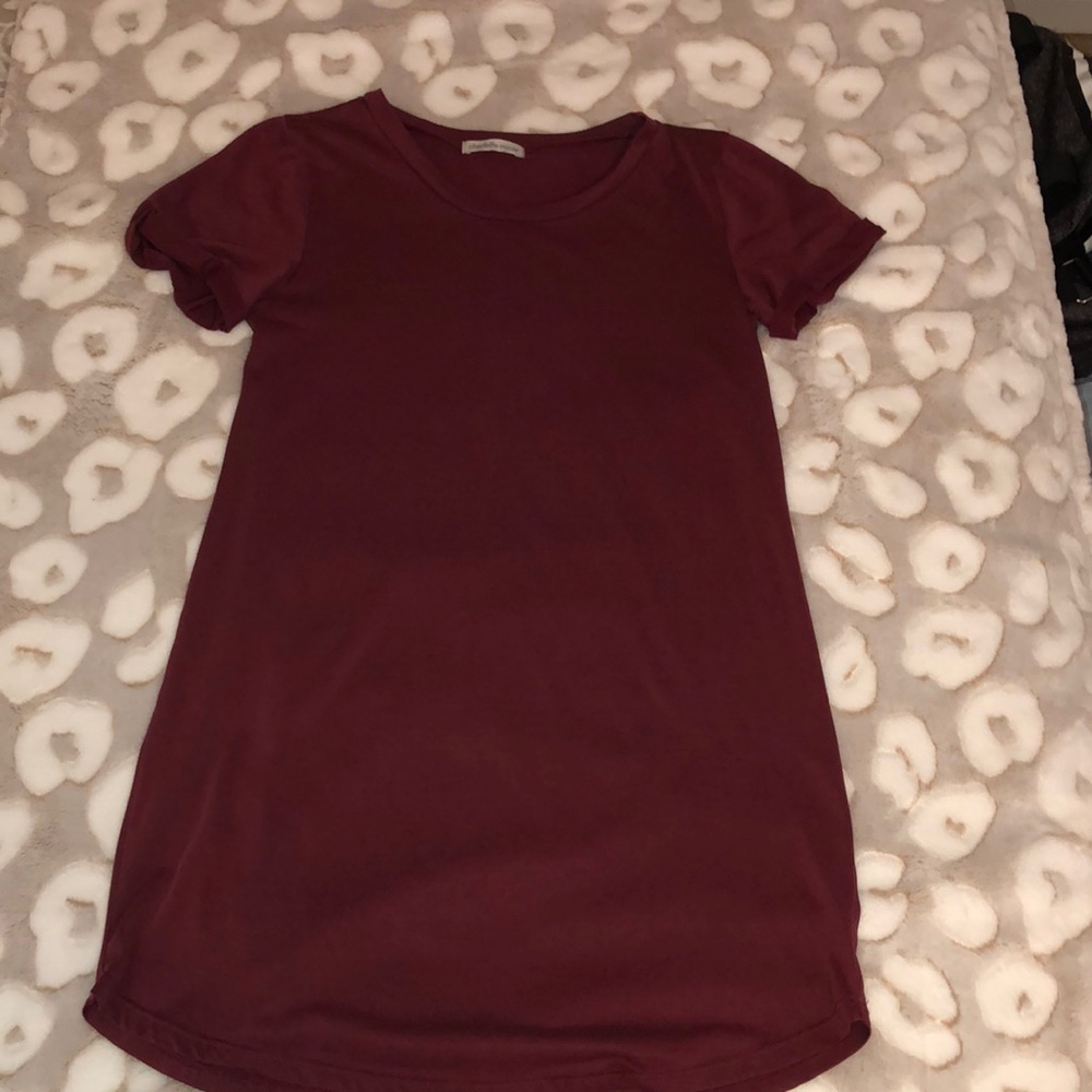 Burgundy Charlotte Russe dress. Size small.